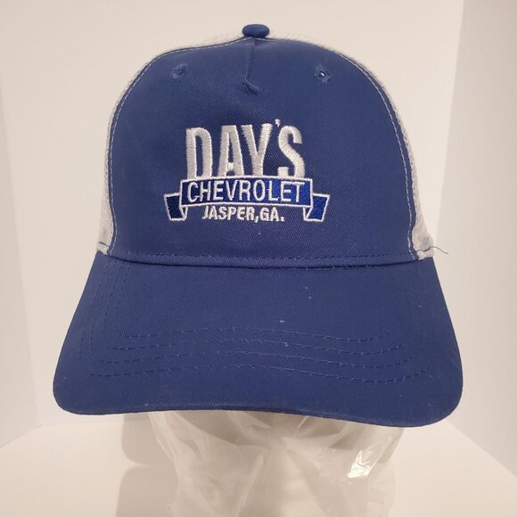 Day's Chevrolet Jasper GA Blue Mesh Snapback Trucker Hat - Picture 6 of 6